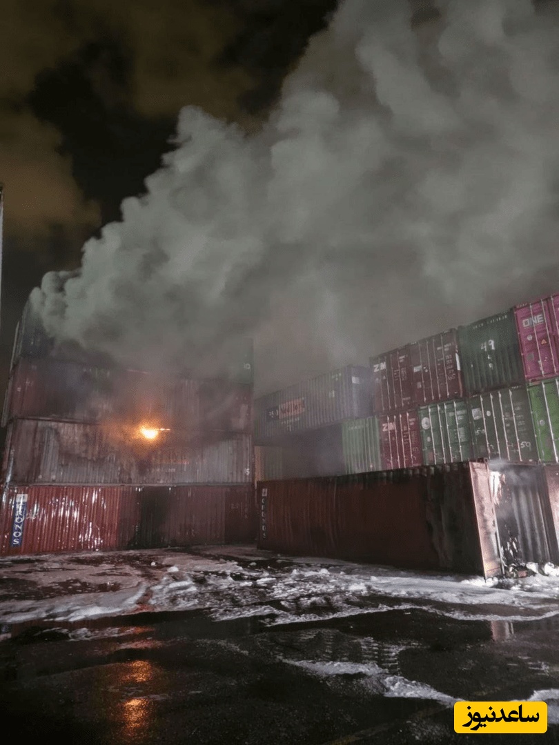 ببینید | بلایی که موشک ایرانی بر سر بندر حیفا آورد