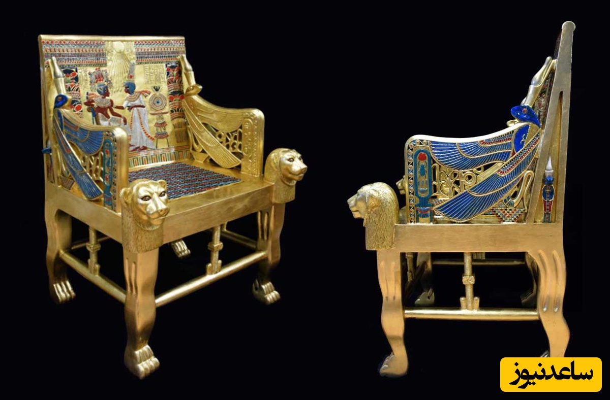 ویدیو | صندلی طلای توت عنخ‌آمون؛ نماد شکوه فرعونی که تاریخ را متحیر کرد!