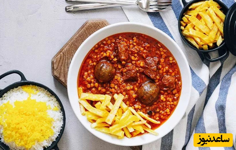 غذاهای سنتی / طرز تهیه خورش قیمه درباری خوشمزه و پای ثابت سفرههای ایرانی از دوره ساسانی تا امروز + ویدئو