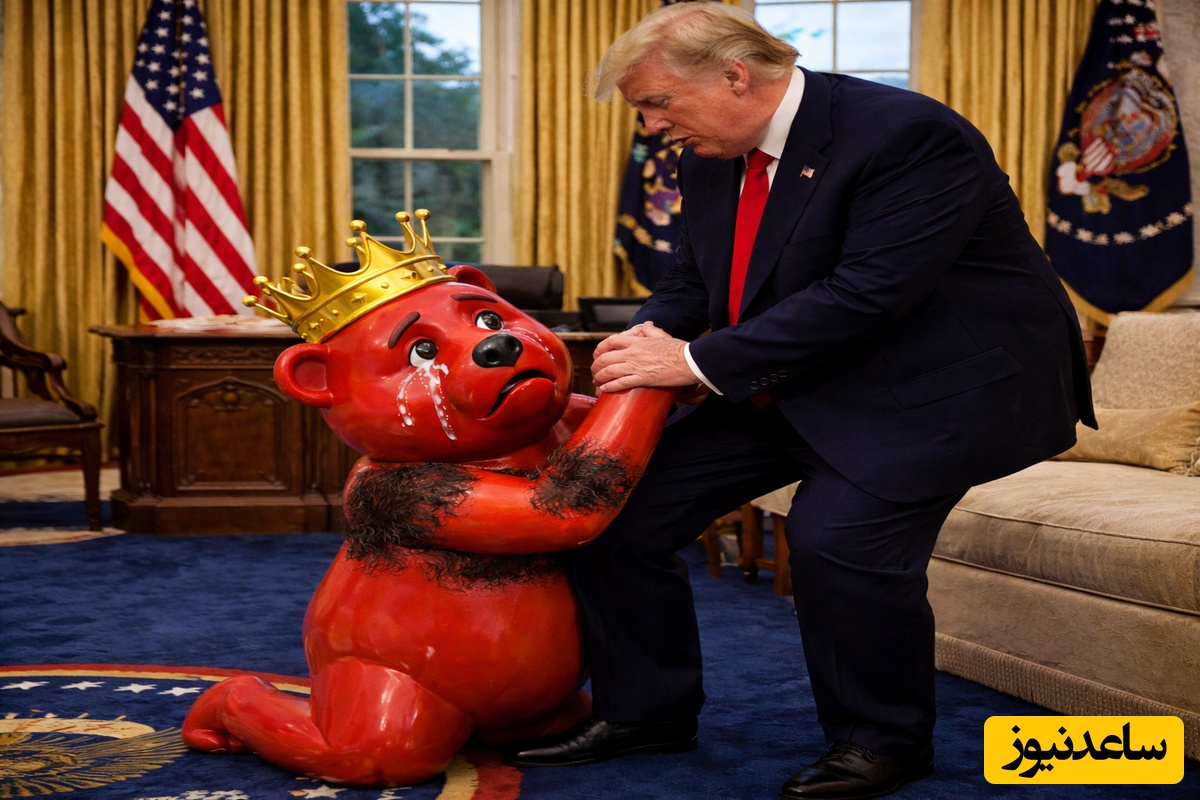 ببینید| ربع پهلوی دوباره به دست و پای ترامپ افتاد/ سگ زرد برای سس خرسی تاج میگذارد؟