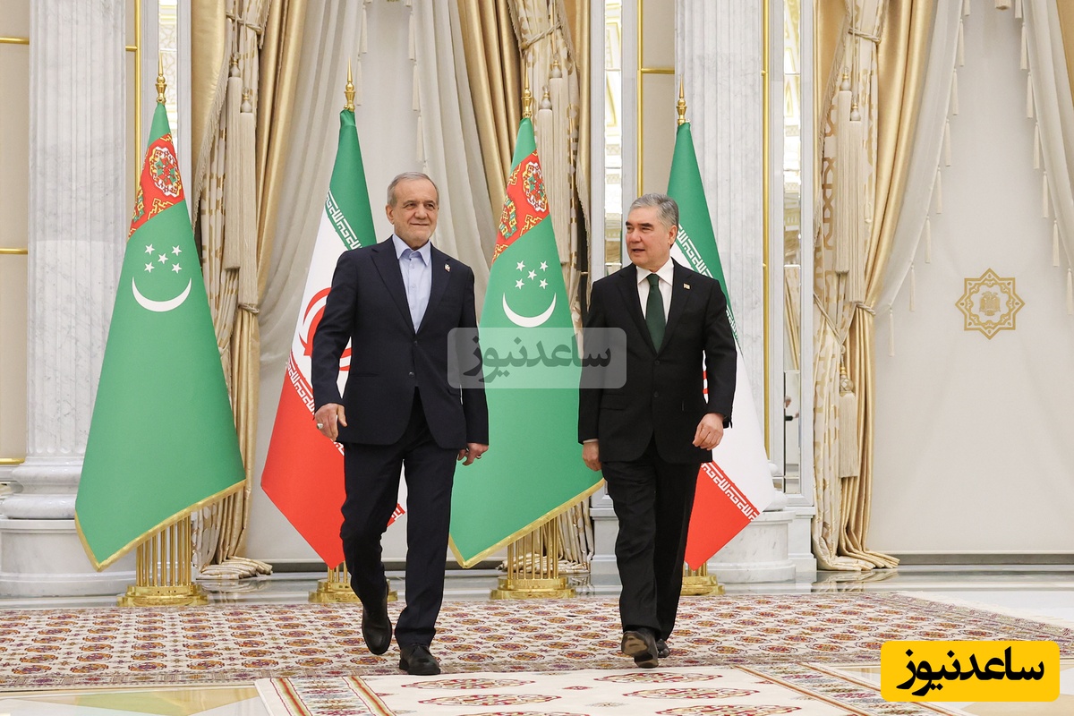 مسعود پزشکیان در ترکمنستان 