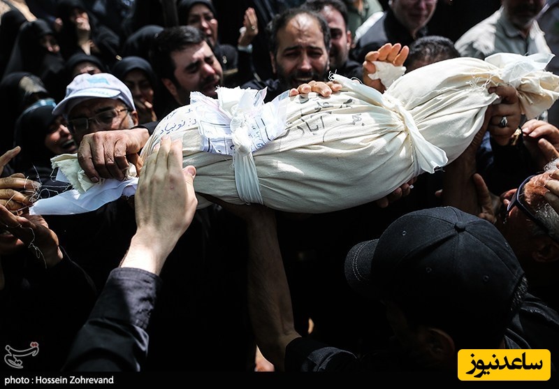 تشییع متفاوت و سوزناک پیکر کودکان شهید در جنگ اسرائیل؛ سردار 6 ماهه از آن بالا چه می‌بینی ...+ویدیو