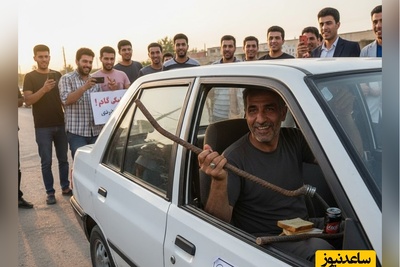 خلاقیت خنده‌دار جوان ایرانی در ضد سرقت کردن پراید شاهکاریه برای خودش😂/ بفرما تکنولوژی روز آپدیت شده وطنی