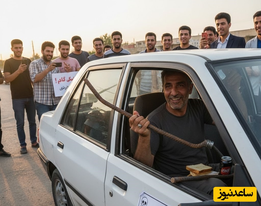 خلاقیت خنده‌دار جوان ایرانی در ضد سرقت کردن پراید شاهکاریه برای خودش😂/ بفرما تکنولوژی روز آپدیت شده وطنی