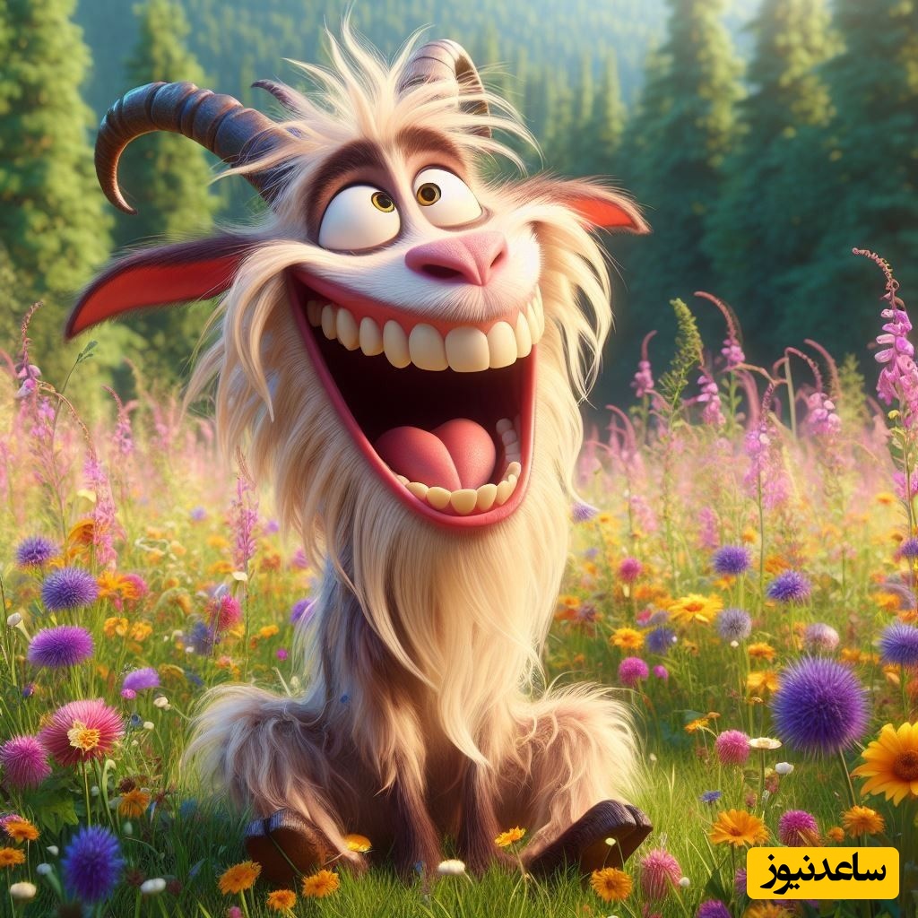 چشمانت را نیمه‌باز کن و دوباره نگاه کن؛ این عکس فقط گله بز نیست، تو چه کسی را می‌بینی؟