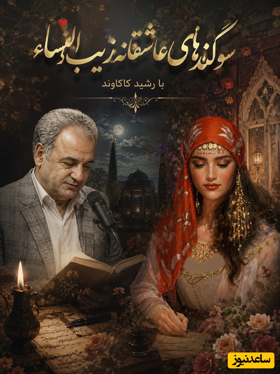 عاشقانه‌ای که از دیوارهای قصر گذشت؛ روایت شنیدنی رشید کاکاوند از مسمط سوزناک زیب‌النساء، کلماتی که فقط عاشق‌ با بندبند وجودش لمس می‌کند + فیلم