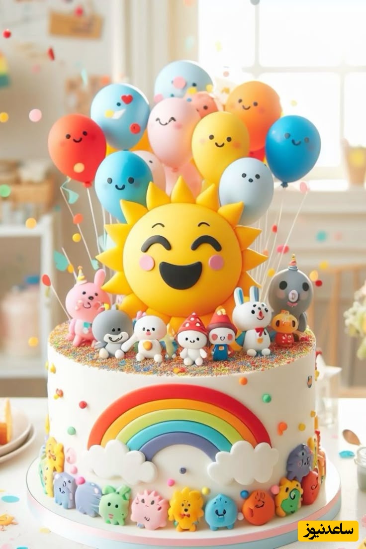 28 مدل کیک تولد بچگانه فانتزی که همه عاشقش می‌شن | از پرنسسی تا فضایی + عکس