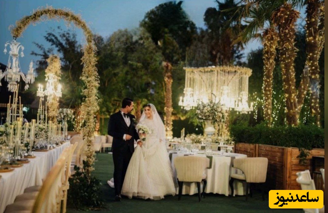 تصویر جدیدی از کارت عروسی اروپایی‌طور متین ستوده و کامران تفتی؛ طراحی عروس‌پسند با متنی انگلیسی