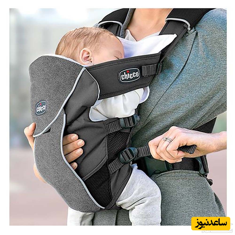 از چه سنی نوزاد را به سمت خارج در کیسه آغوشی نوزاد ببندیم؟