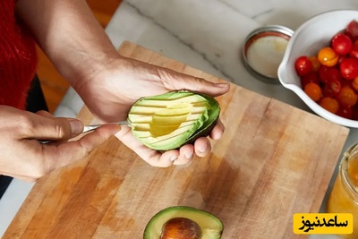 آموزش کامل یک ناهار رژیمی با آووکادو و انار برای سالم خورها و بدنسازان/ ارزان، باکلاس و مقوی+فیلم