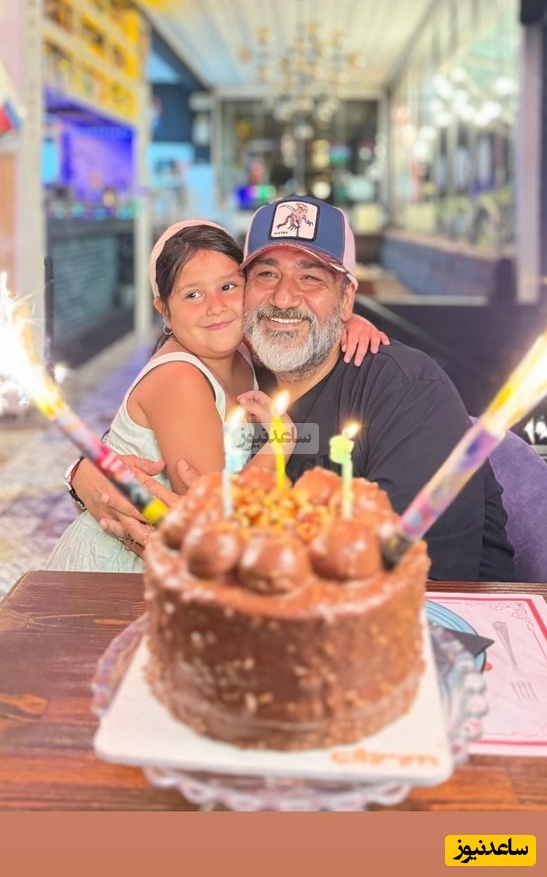 مهران غفوریان و دخترش هانا