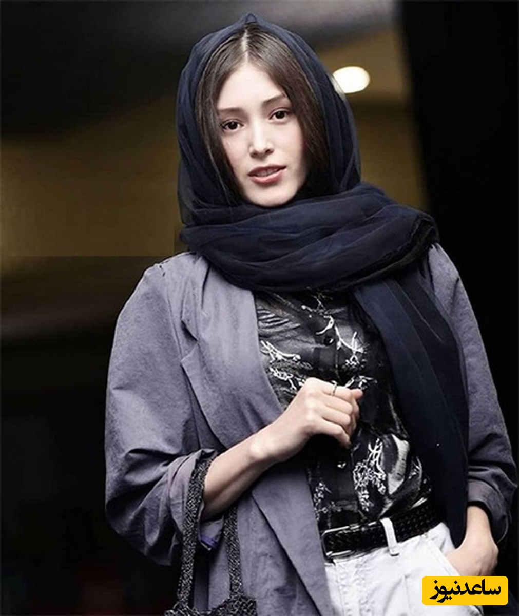 استایل جذاب و چندتکه فرشته حسینی با سبک و سیاق خاص خود