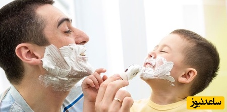 تقلید کودک از والدین