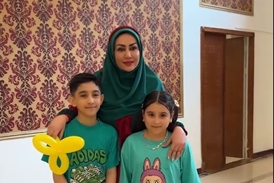 ضیافت خنده و شادی پنگول و خاله قاصدک در محل اسکان کودکان جنگ زده +فیلم