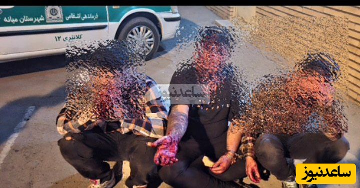 پایان جولان افراد قمه به دست در میانه؛ پلیس اشرار را زمین‌گیر کرد+فیلم