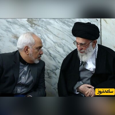 (عکس) استقبال گرم و صمیمی رهبر انقلاب از محمدجواد ظریف هنگام عیادت از ایشان در بیمارستان