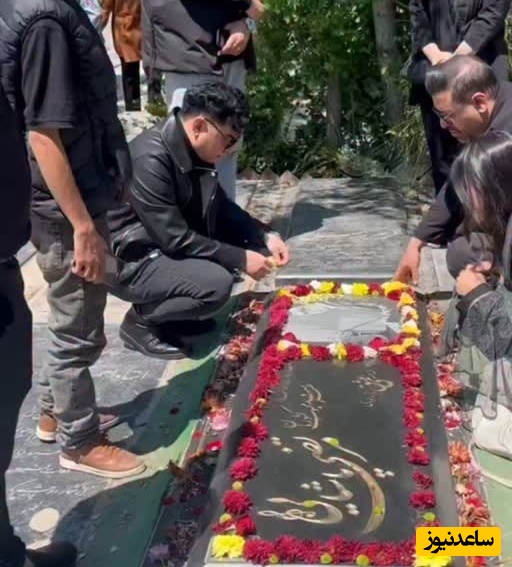 به رسم رفاقت؛ محسن ابراهیم‌زاده بعد از مراسم چهلم حمید هیراد سراغ دوست قدیمی‌اش را گرفت+فیلم