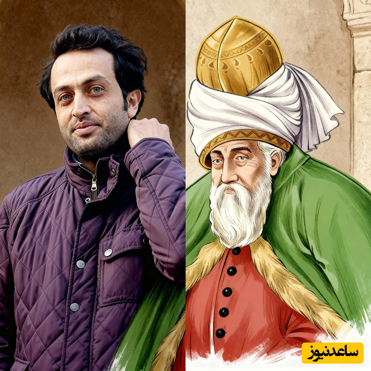 (ویدیو) مولوی خوانی ملکوتی و زیبای مصطفی زمانی با صدای دلنشین و بهشتی: آفرین‌ها بر تو بادا ای خدا/ روح آدم از زمین کنده میشه😍