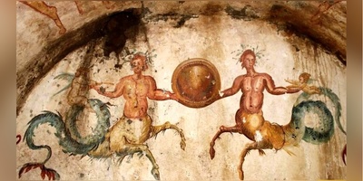 معمای اسکلت 2200 ساله در مقبره‌ای با نقاشی‌های عجیب