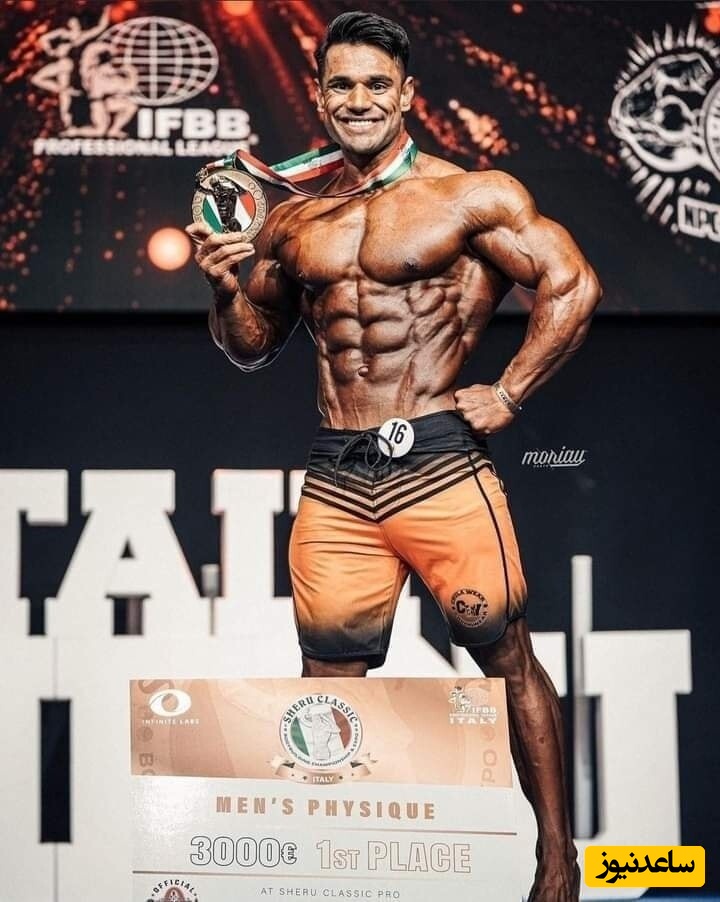 کُری خوانی علی بلال افغانستانی برای هادی چوپان / رقیب سر سخت هادی چوپان عضلات جهنمی اش را به نمایش گذاشت