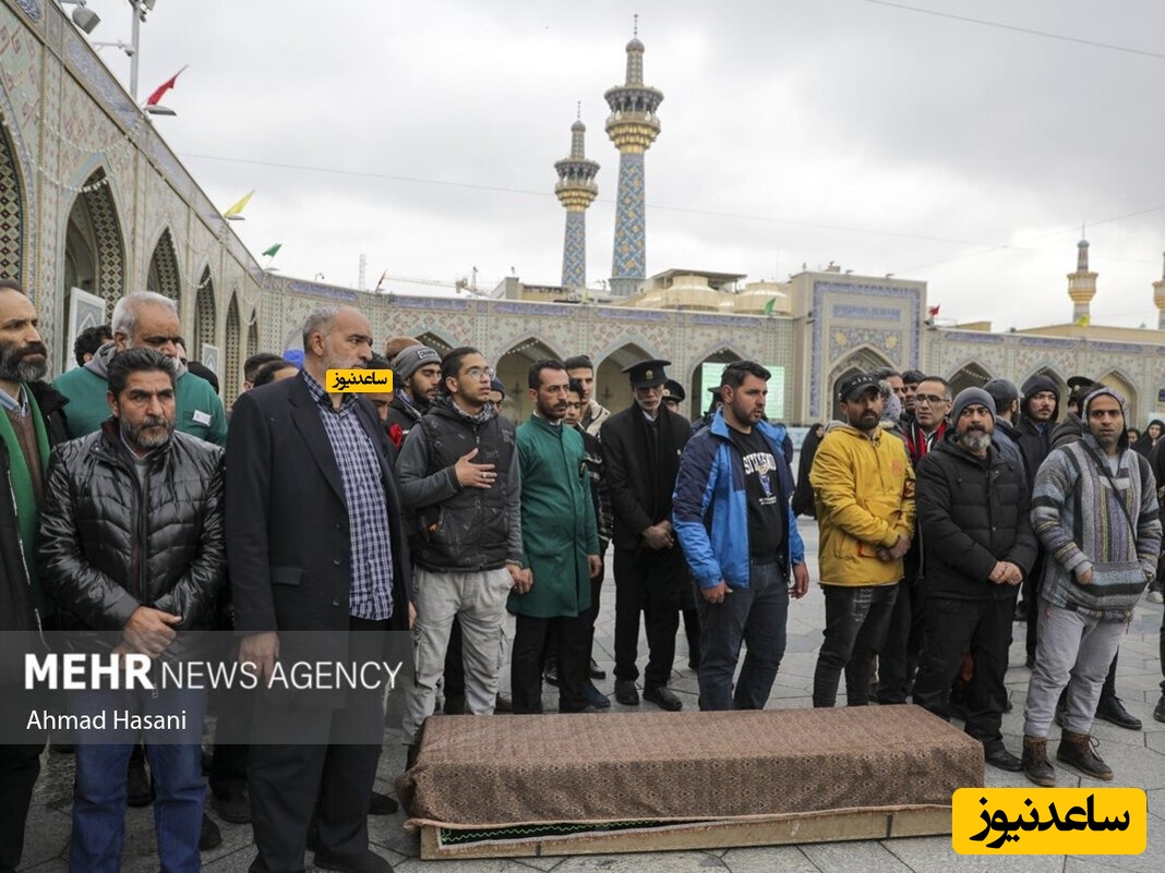 تشییع شهرام عبدلی در حرم مطهر رضوی