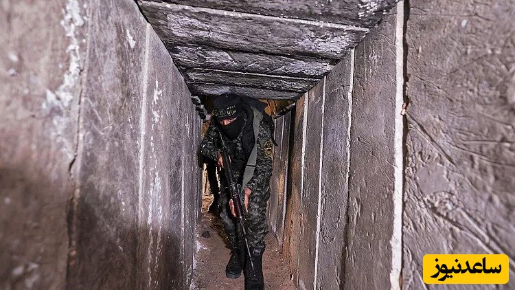 فیلم منتشر شده از تونل های زیر زمینی غزه/ زندگی زیرزمینی در عمق سی متری