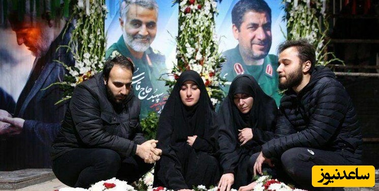فرزندان حاج قاسم سلیمانی در مراسم باشکوه امروز؛ خواهر و برادری که با این داغ آشنا هستند! +عکس