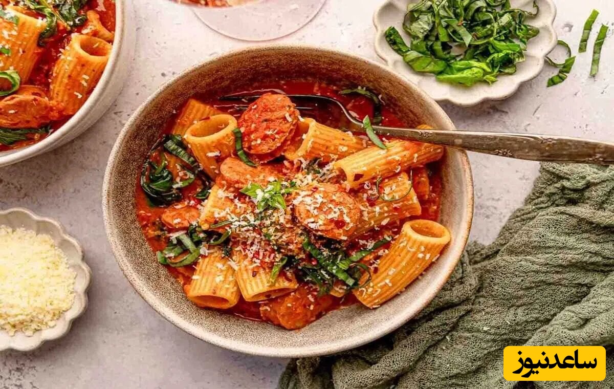 طرز تهیه پاستا اسفناج؛ فوری و خوشمزه