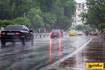 (فیلم) بارش شدید باران در مرزن آباد و ترافیک سنگین / زیبایی های شمال دوچندان می شود