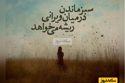 کائنات پیام ویژه ای برات داره؛ گاهی زندگی دوباره از همون جایی شروع می‌شه که فکر می‌کردی پایانته. فقط یک لحظه بیشتر دوام بیار/ پیام انگیزشی امروز چهارشنبه 19 آذر 1404