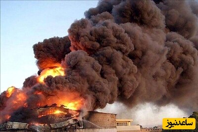 لحظه انفجار وحشتناک چاه وسط یکی از خیابانهای اصلی/ خدا به اون خانوم و بچه‌هاش چه رحمی کرد!