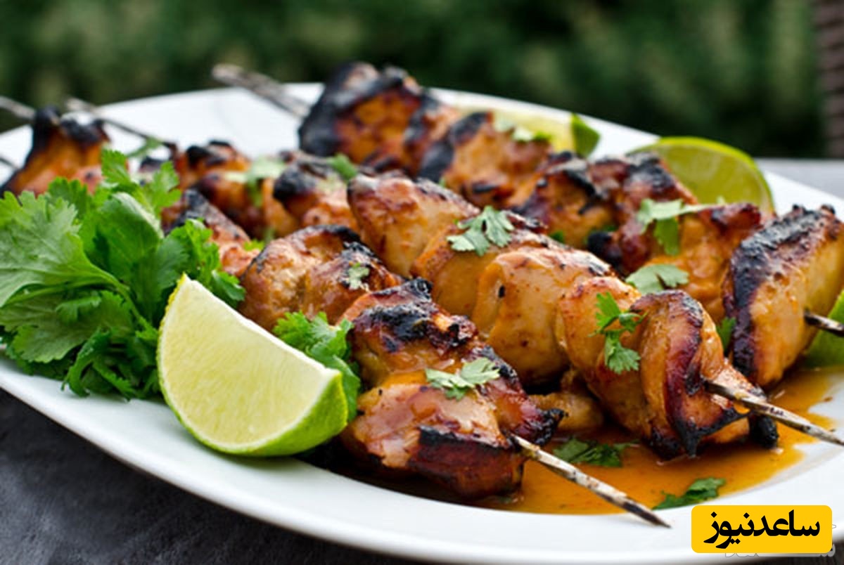 روش تهیه جوجه کباب عسلی