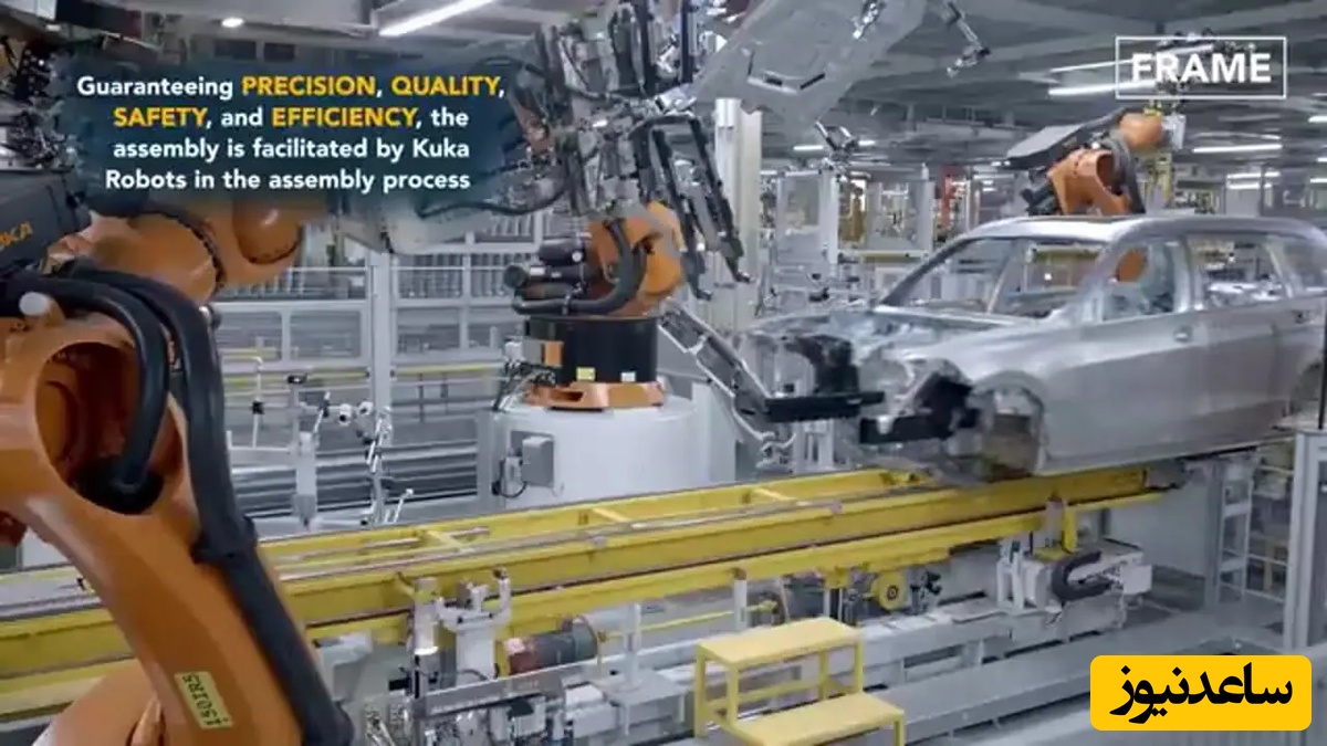 مراحل صفر تا صد تولید مرسدس بنز شاسی بلند GLE+ ویدئو