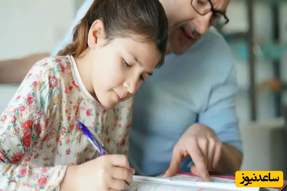 انجام تکالیپف مدرسه کودک 