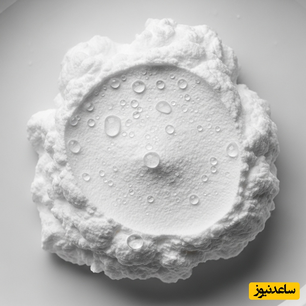 خمیر جوش شیرین و آب