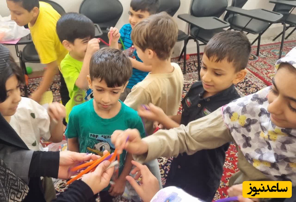 جمعه های شاد برای کودکان در مهدآدینه نماز جمعه شهرستان لالی+عکس