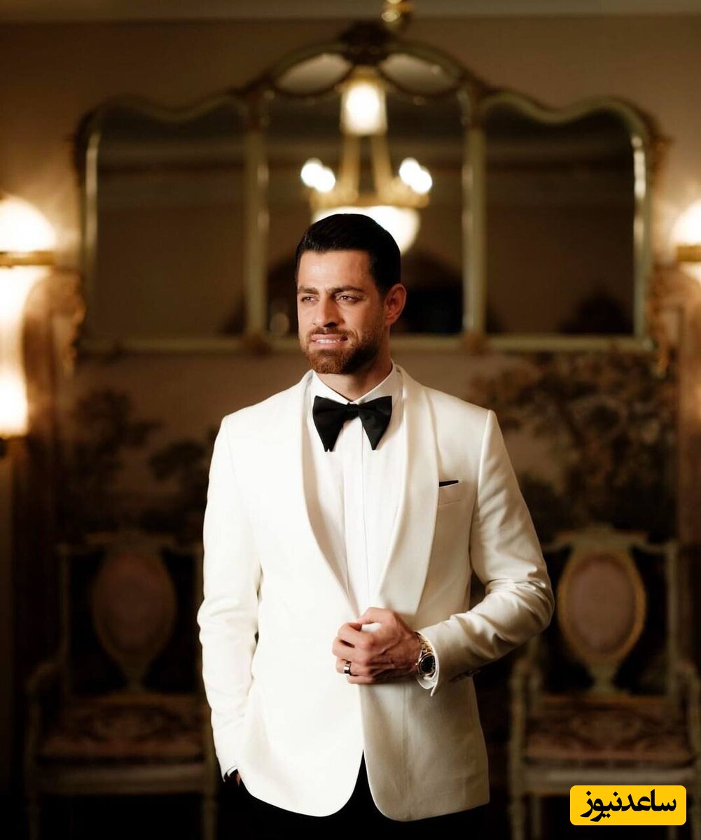 جشن عروسی لوکس و زیبای مرتضی پورعلی گنجی و همسرش در یک تالار مجلل/ مراسم ازدواج نگو پاتوق پرسپولیسی ها بگو+عکس