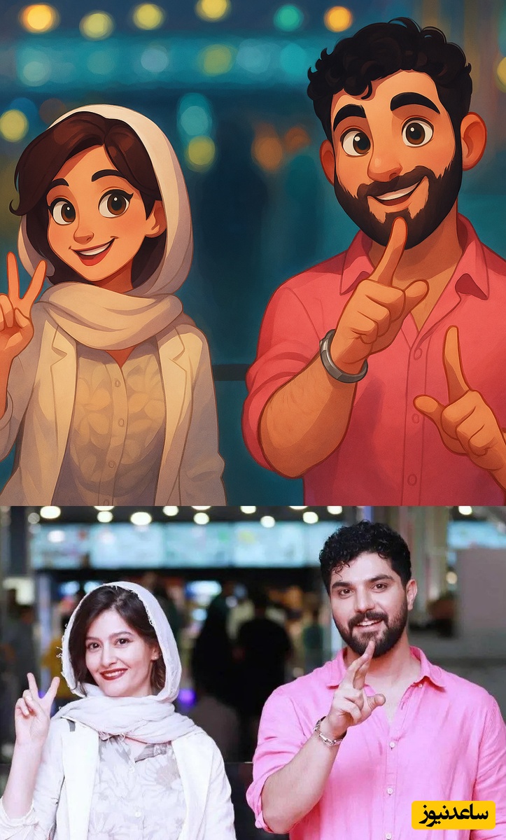 انیمیشن سکانس خواستگاری سینا مهراد از پردیس احمدیه در سریال از یاد رفته هم ساخته شد/ چه دختر زرنگی!