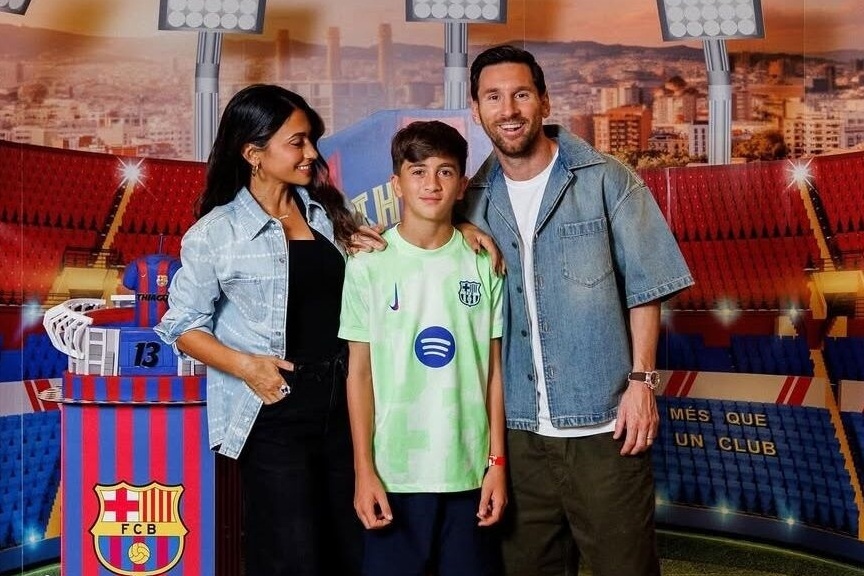 تیاگو 13 ساله و تولدی با حال و هوای بارسلونا؛ پدر در کجاست؟