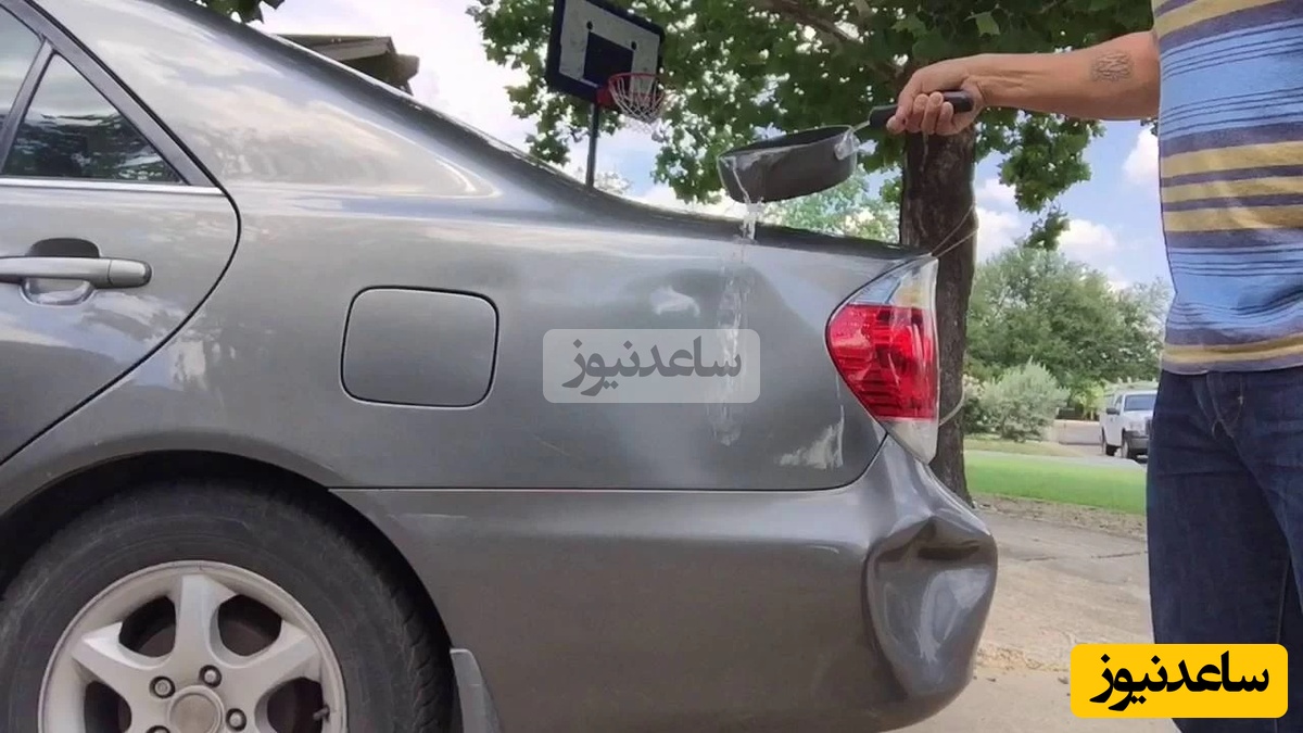 با این ترفند ساده فرورفتگی ماشینت رو صاف کن و عین روز اول نو کن + ویدئو