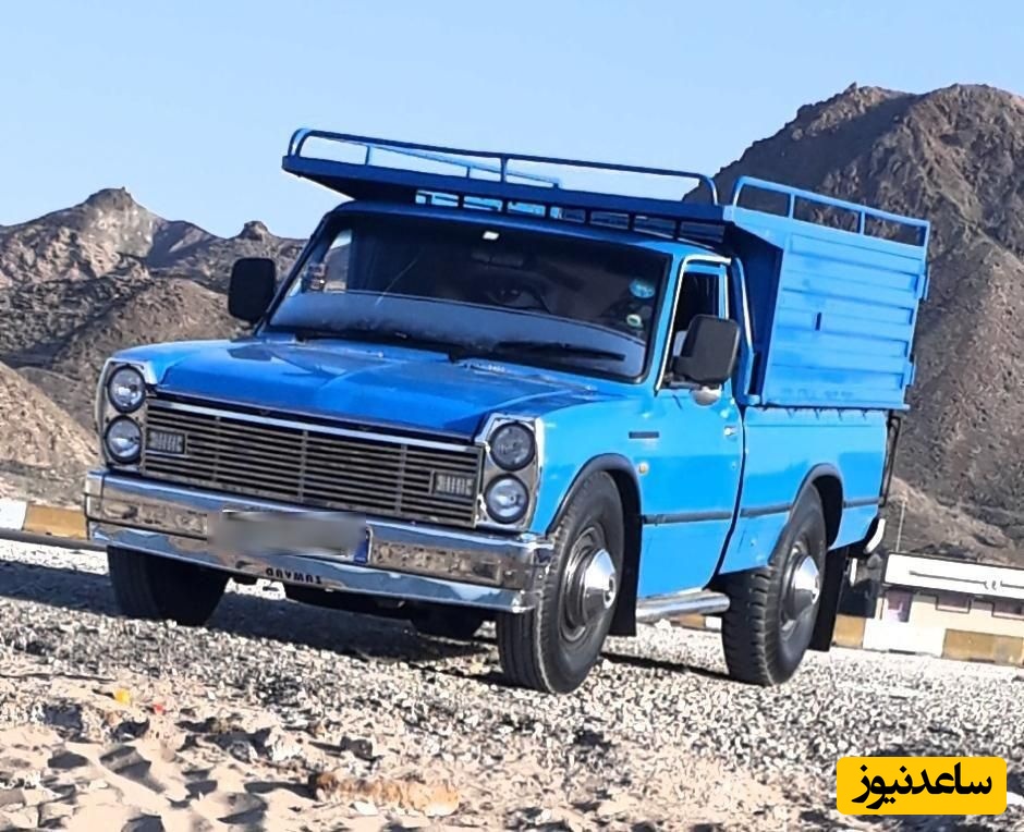 خلاقیت خنده دار راننده نیسان، برای حمل پژو  حماسه آفرید/ هنر نزد ایرانیان است و بس...