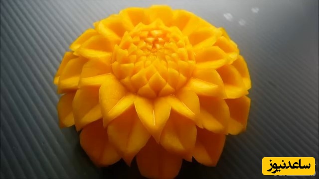 (ویدیو) میوه آرایی تزیین کدو حلوایی/ چذاب تر از این هم مگه داریم! + ویدئو