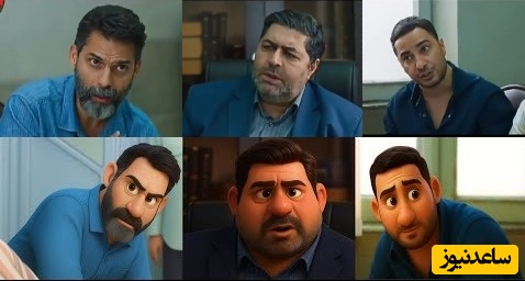 انیمیشن سکانس طلایی نوید محمدزاده و پیمان معادی در فیلم متری شیش و نیم / 2 کیلو مواد کو؟ + ویدئو