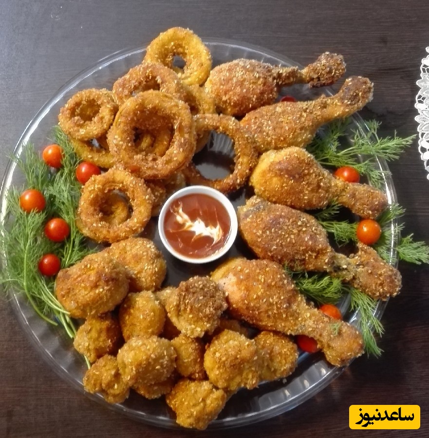 غذاهای امروزی / طرز تهیه پیاز و قارچ سوخاری خانگی، ترد و خوشطعم که همه دوست دارند