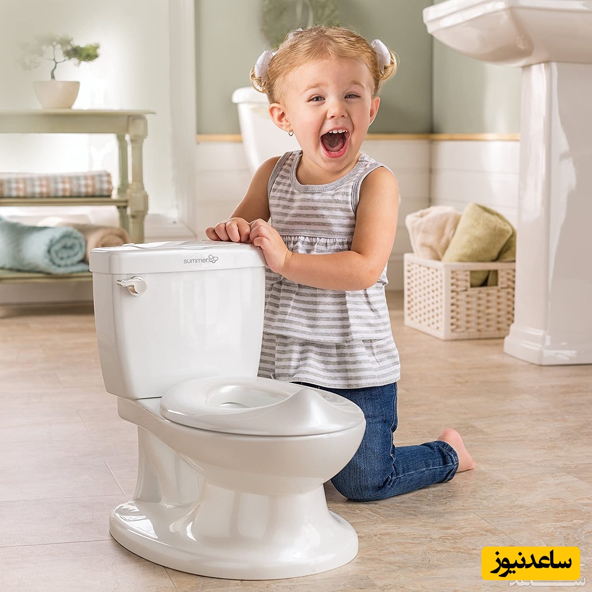 چه کنیم تا کودک از دستشویی رفتن نترسد ؟