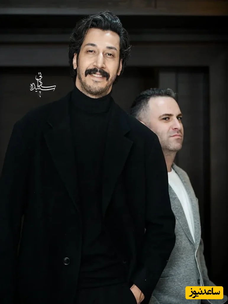 قابی متفاوت از هوتن شکیبا به همراه بهرام افشاری!