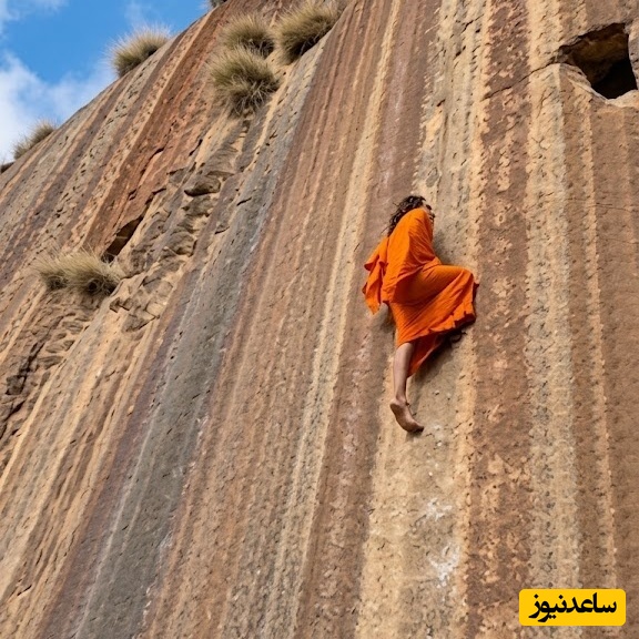 صحنه‌ای غیرممکن از مردی که روی کوه صاف عین آب خوردن راه می‌‎رود / وقتی بدن انسان به مرزهای باورنکردنی می‌رسد + فیلم