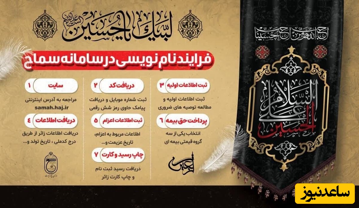 راهنمای کامل ثبت نام در سامانه سماح برای سفر به کربلا + فیلم