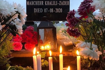 قاب تلخ نعیمه نظام‌دوست از مزار رفیق قدیمی‌اش در انگلیس؛ «دلم برایت پر می‌کشد ماهِ من» +ویدیو