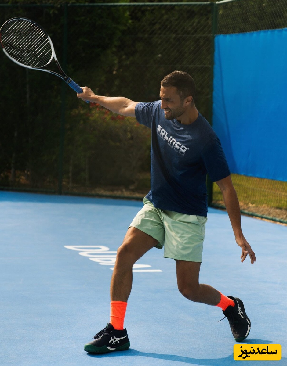 تصویری از امیر جدیدی در حال انجام تفریح محبوبش